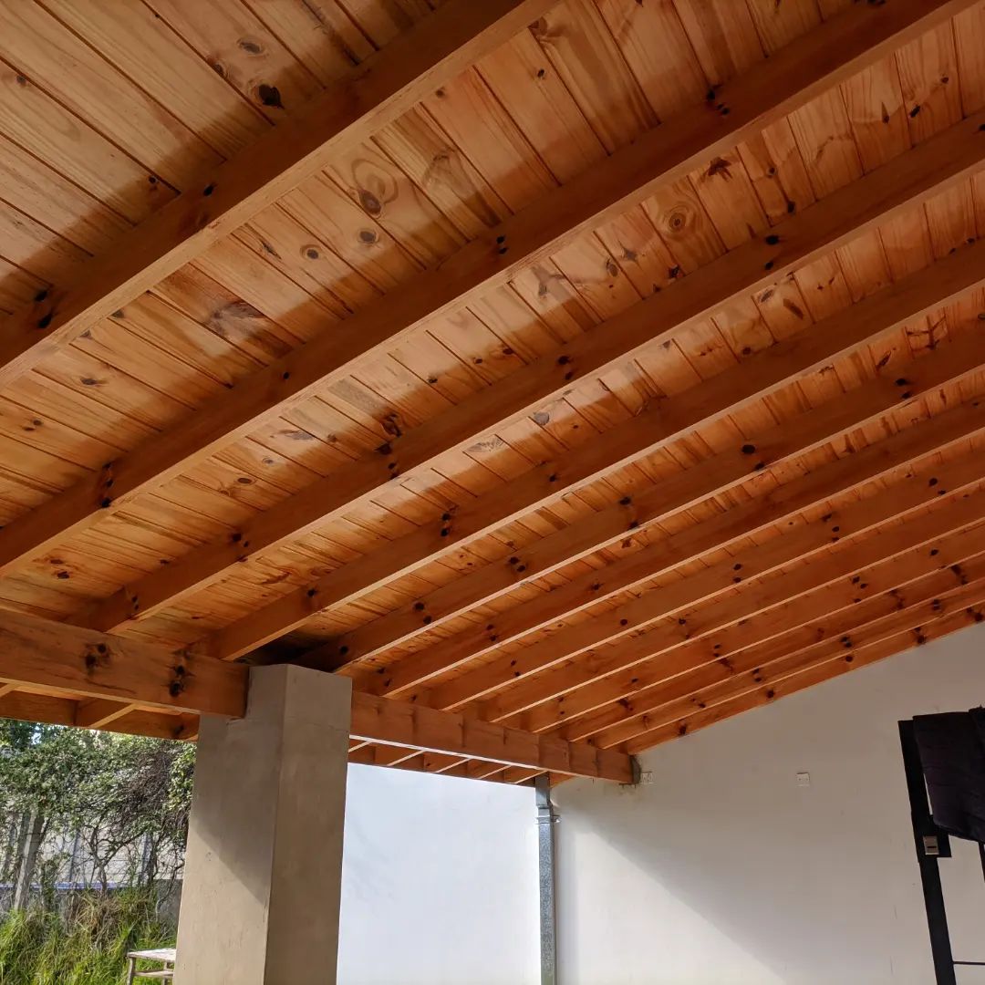 Techo madera