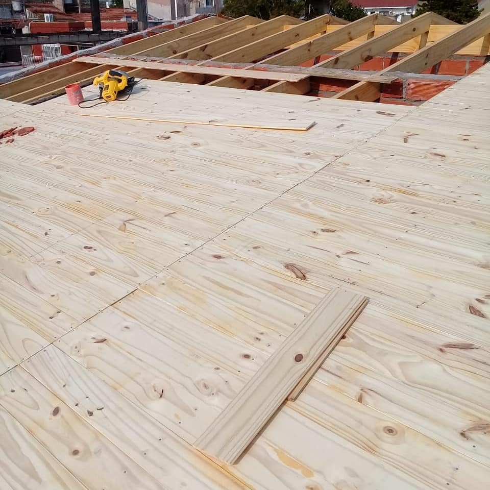 techo madera