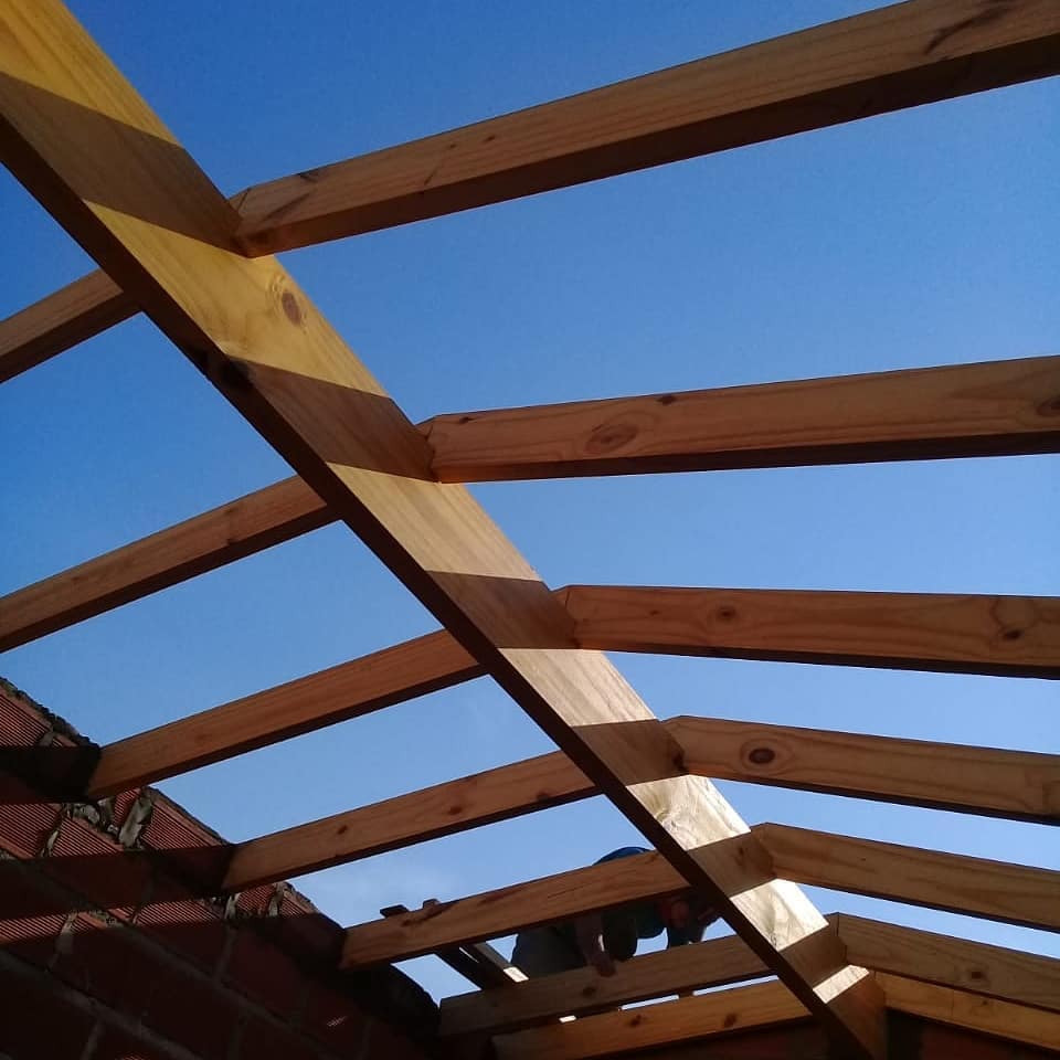 techo madera